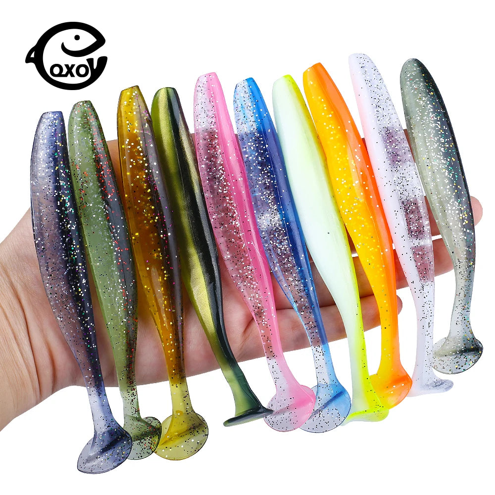QXO Soft Worm Lures 10pcs Set