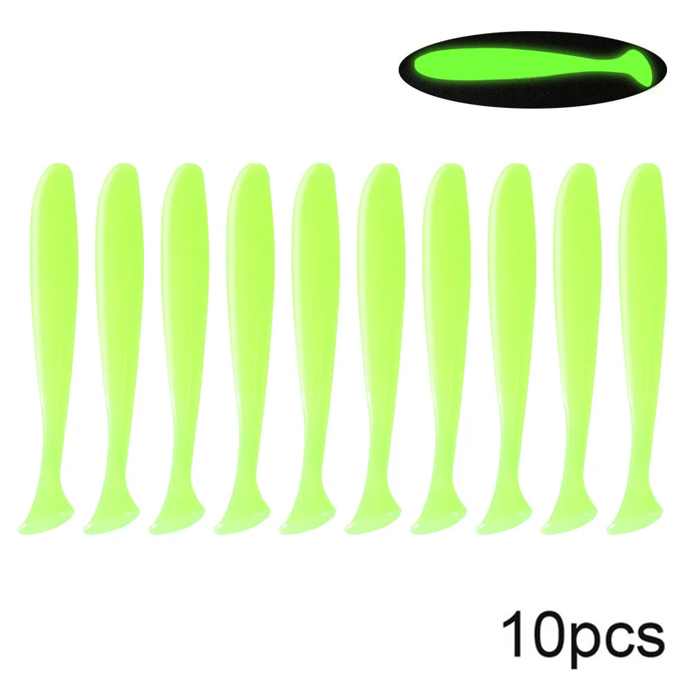 QXO Soft Worm Lures 10pcs Set