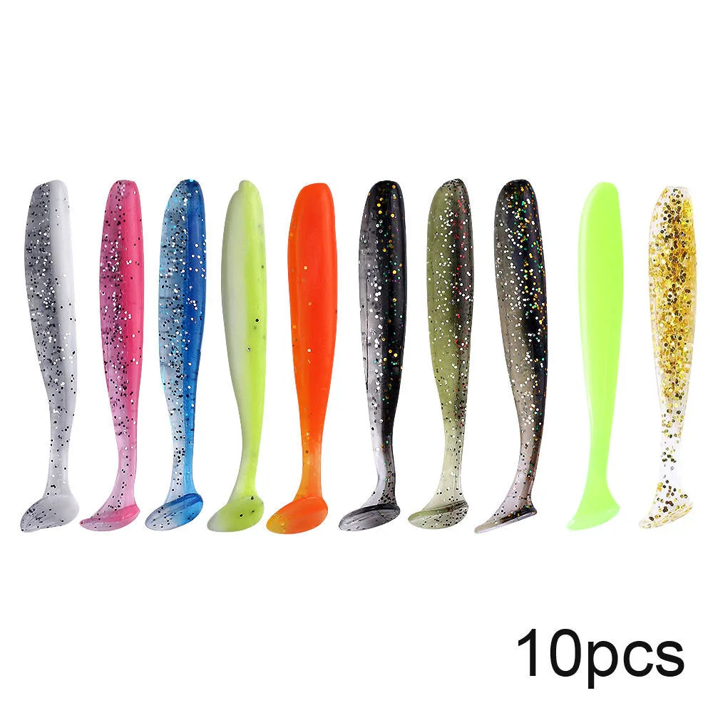 QXO Soft Worm Lures 10pcs Set
