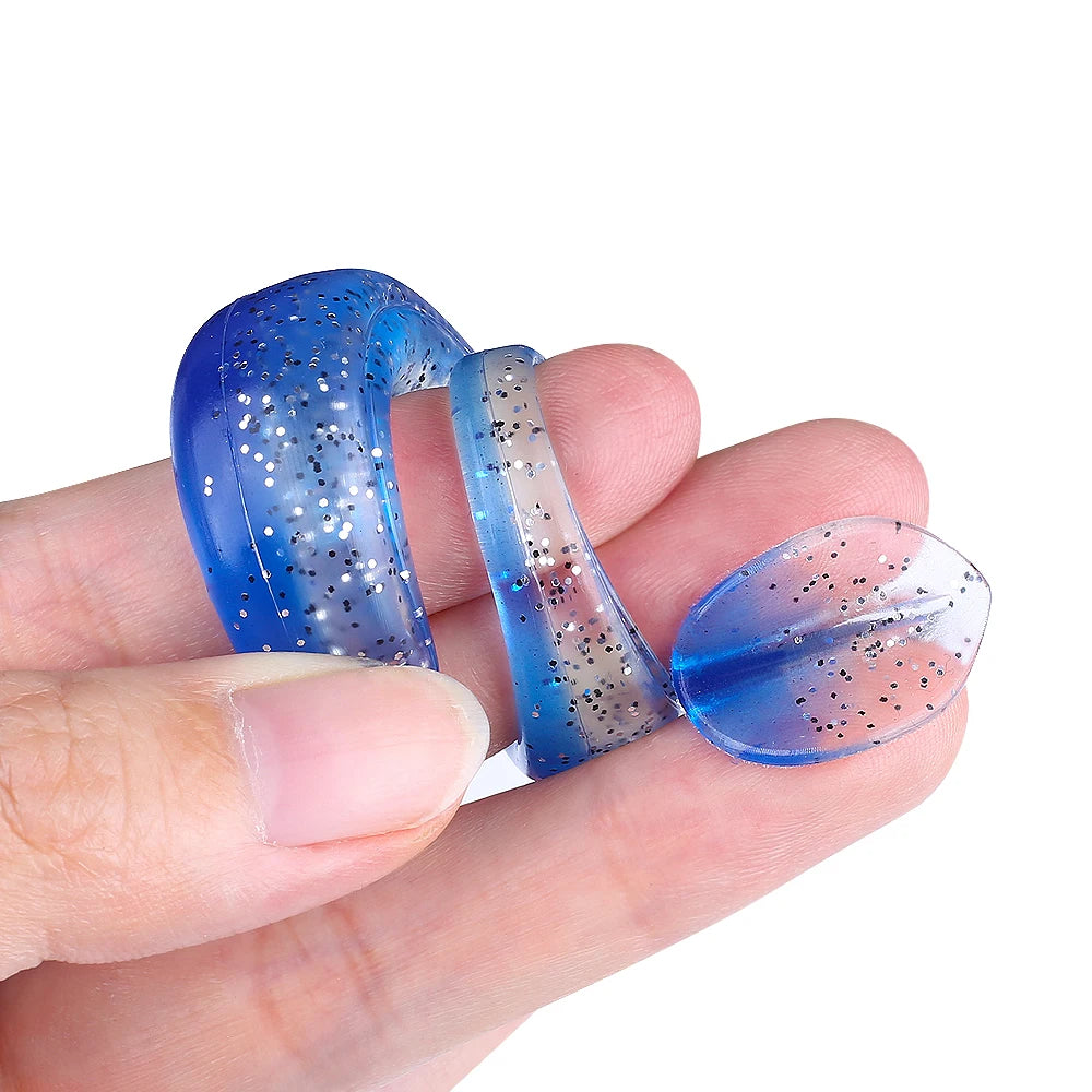 QXO Soft Worm Lures 10pcs Set