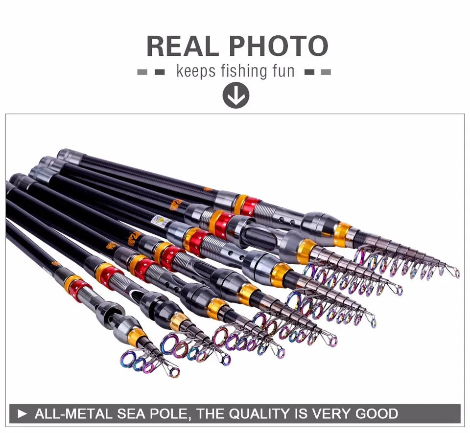 Sougayilang 1.8–3.6m Telescopic Fishing Rod