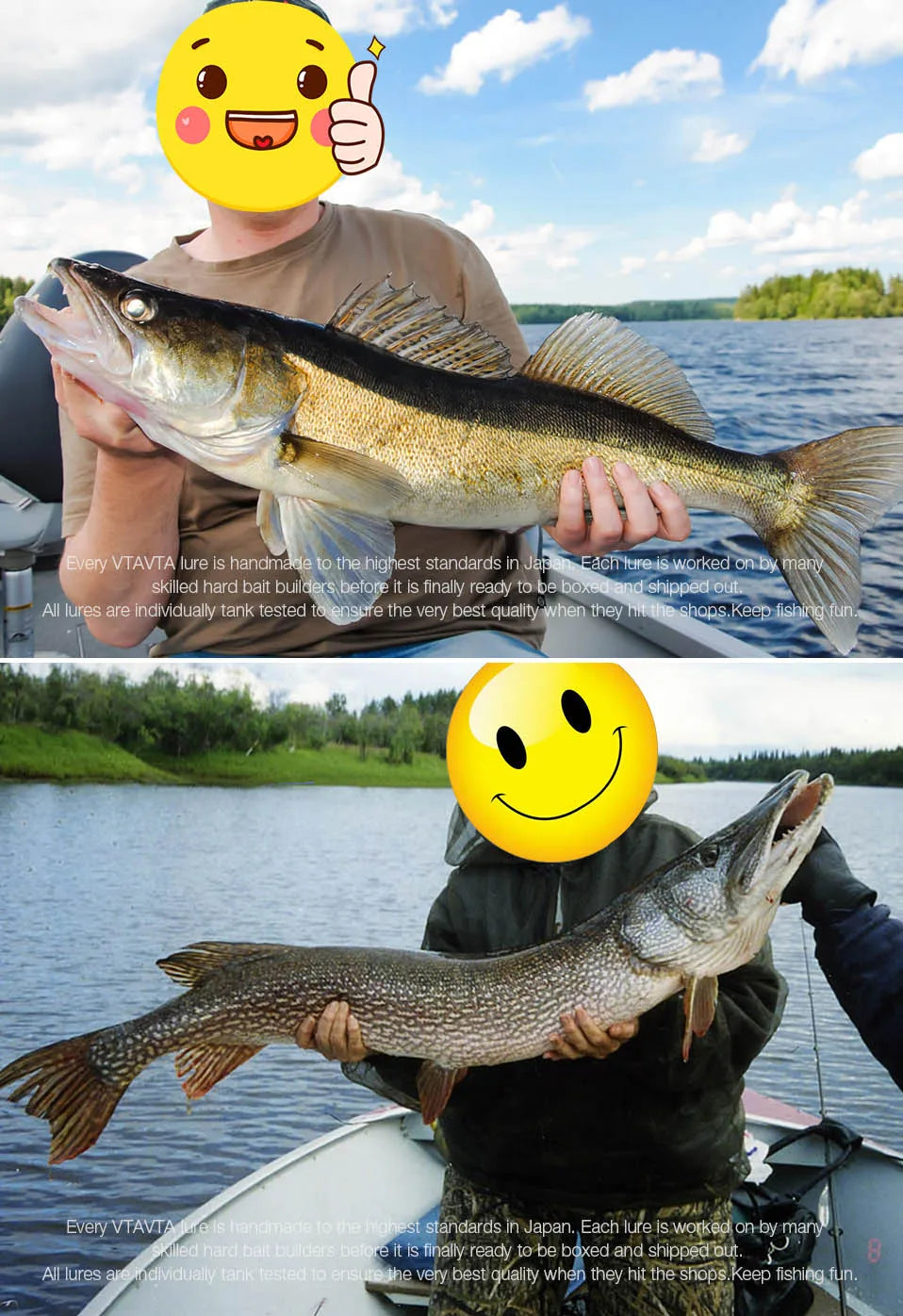 VTAVTA Crankbaits Fishing Lure 5cm/7cm Floating Wobblers