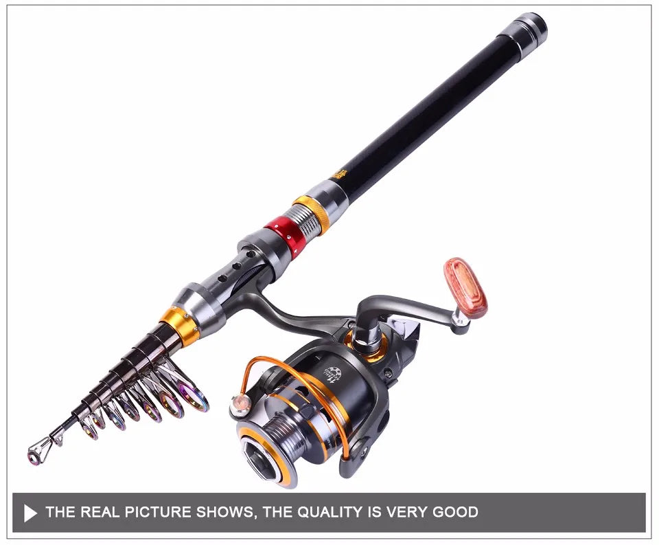 Sougayilang 1.8–3.6m Telescopic Fishing Rod