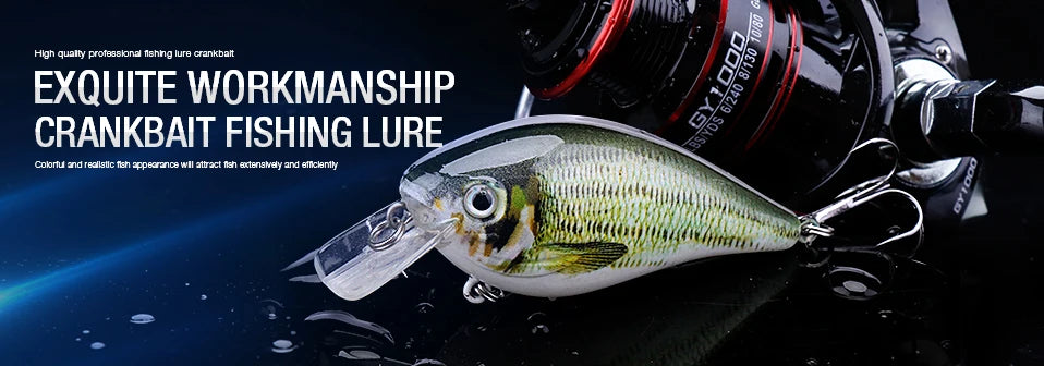 VTAVTA Crankbaits Fishing Lure 5cm/7cm Floating Wobblers