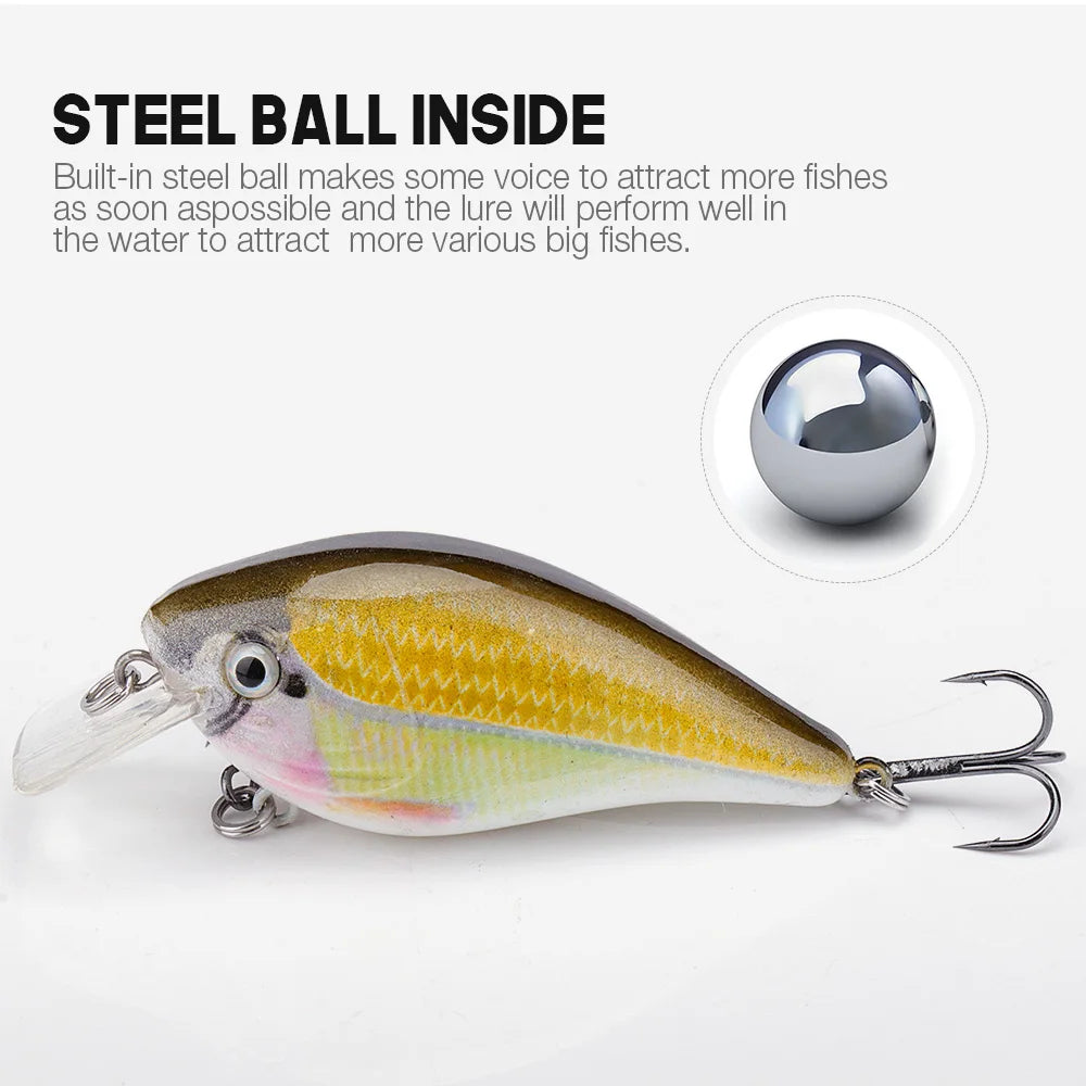 VTAVTA Crankbaits Fishing Lure 5cm/7cm Floating Wobblers