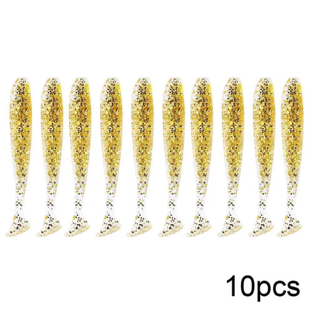QXO Soft Worm Lures 10pcs Set