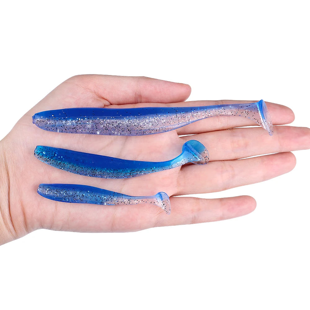 QXO Soft Worm Lures 10pcs Set