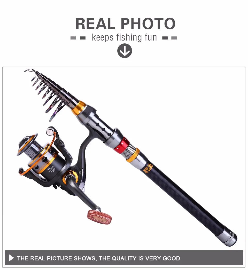 Sougayilang 1.8–3.6m Telescopic Fishing Rod