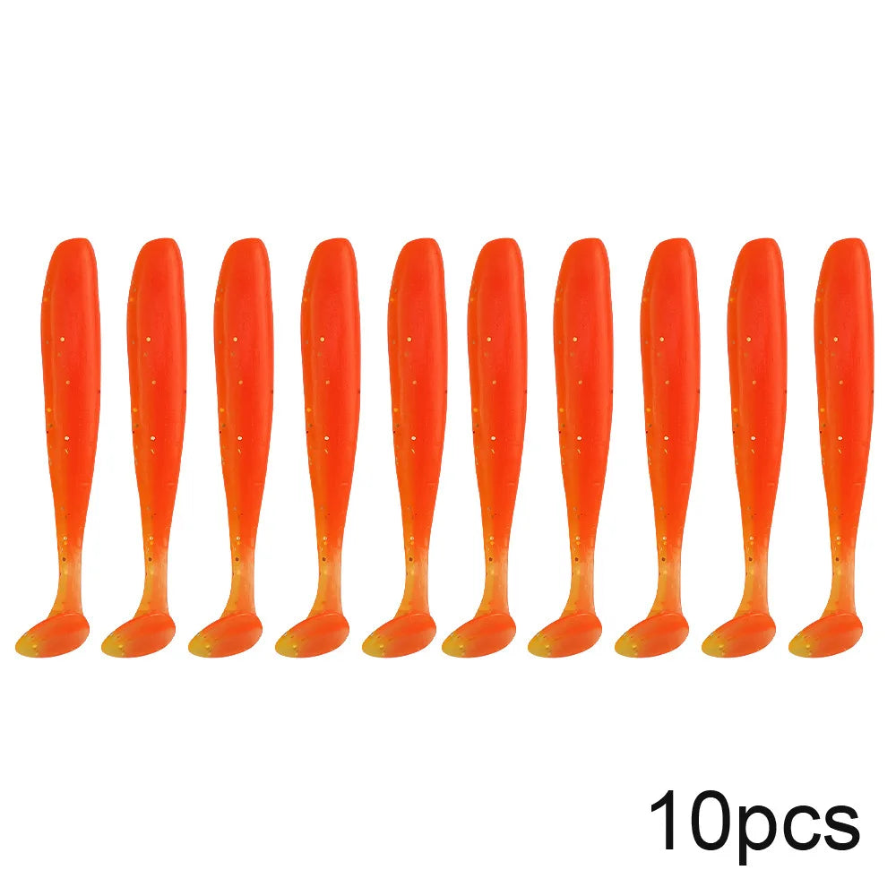 QXO Soft Worm Lures 10pcs Set