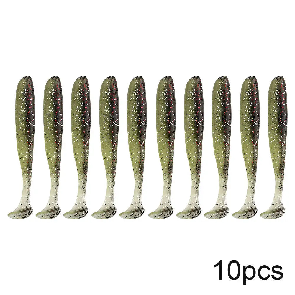 QXO Soft Worm Lures 10pcs Set