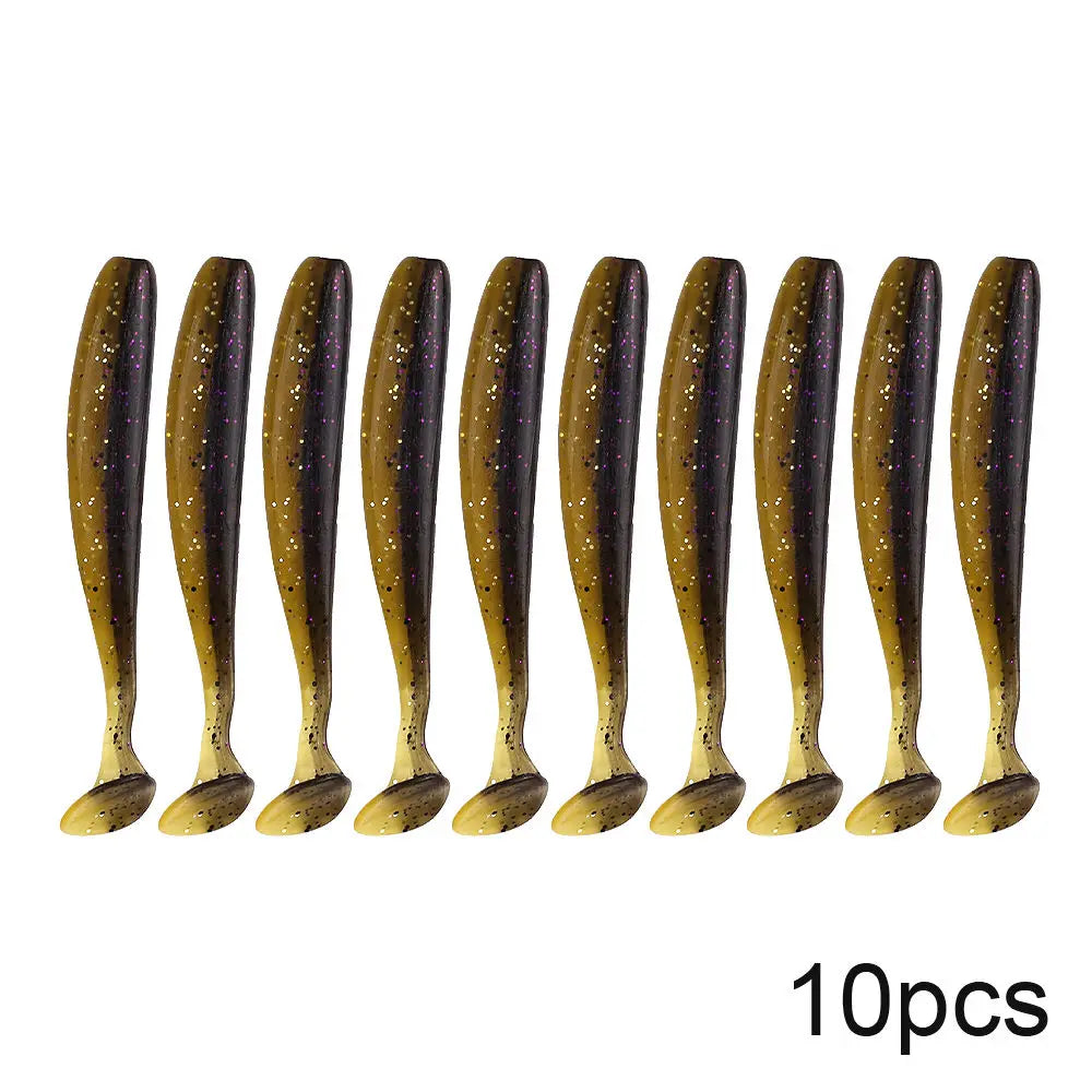 QXO Soft Worm Lures 10pcs Set