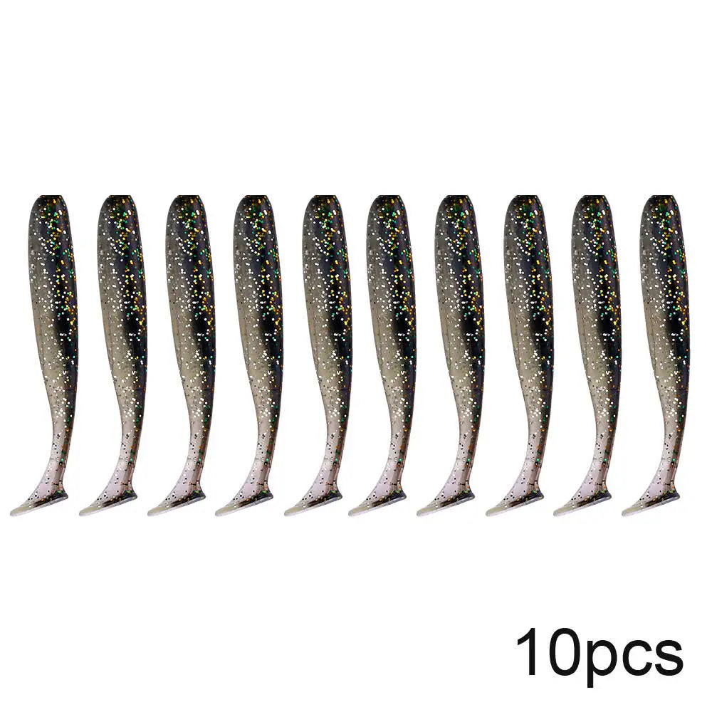 QXO Soft Worm Lures 10pcs Set