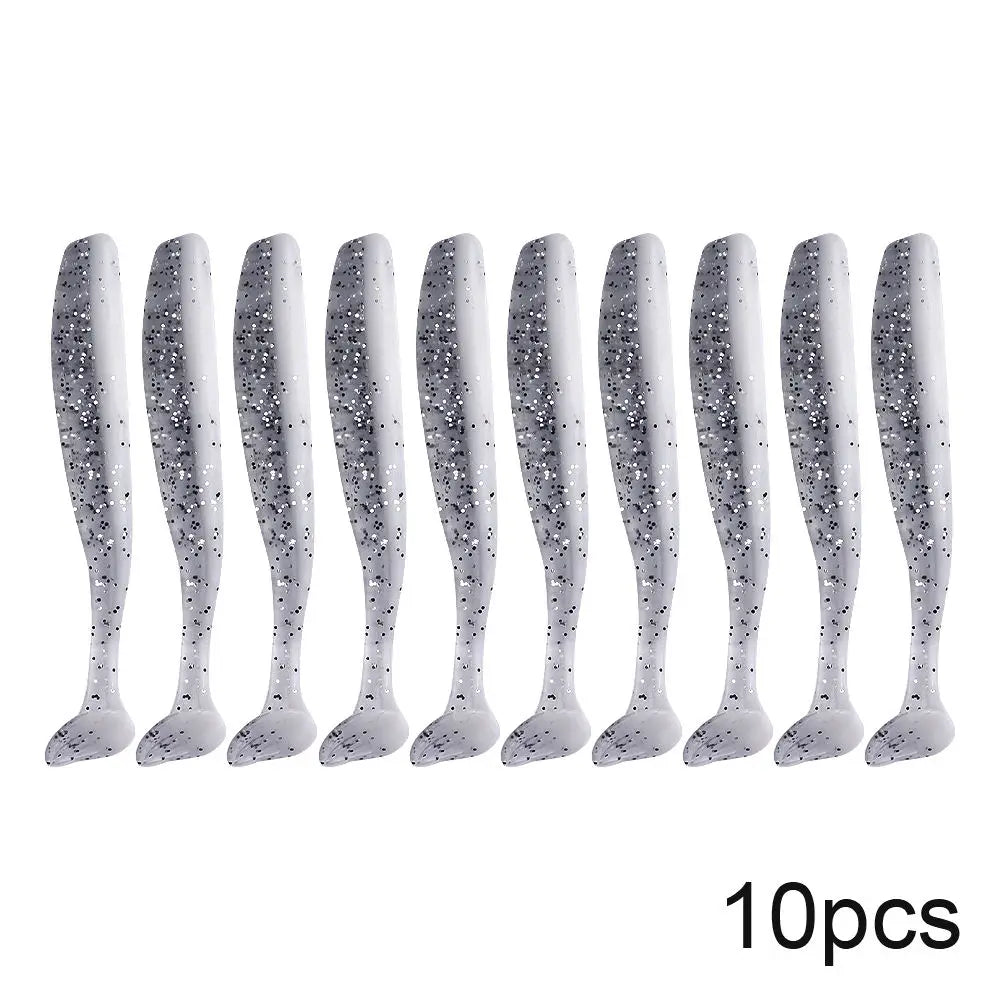 QXO Soft Worm Lures 10pcs Set