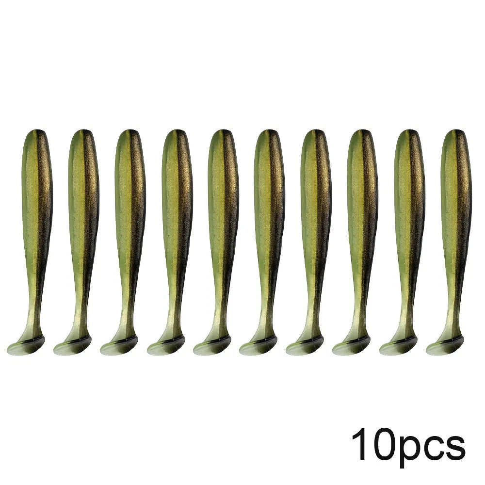 QXO Soft Worm Lures 10pcs Set