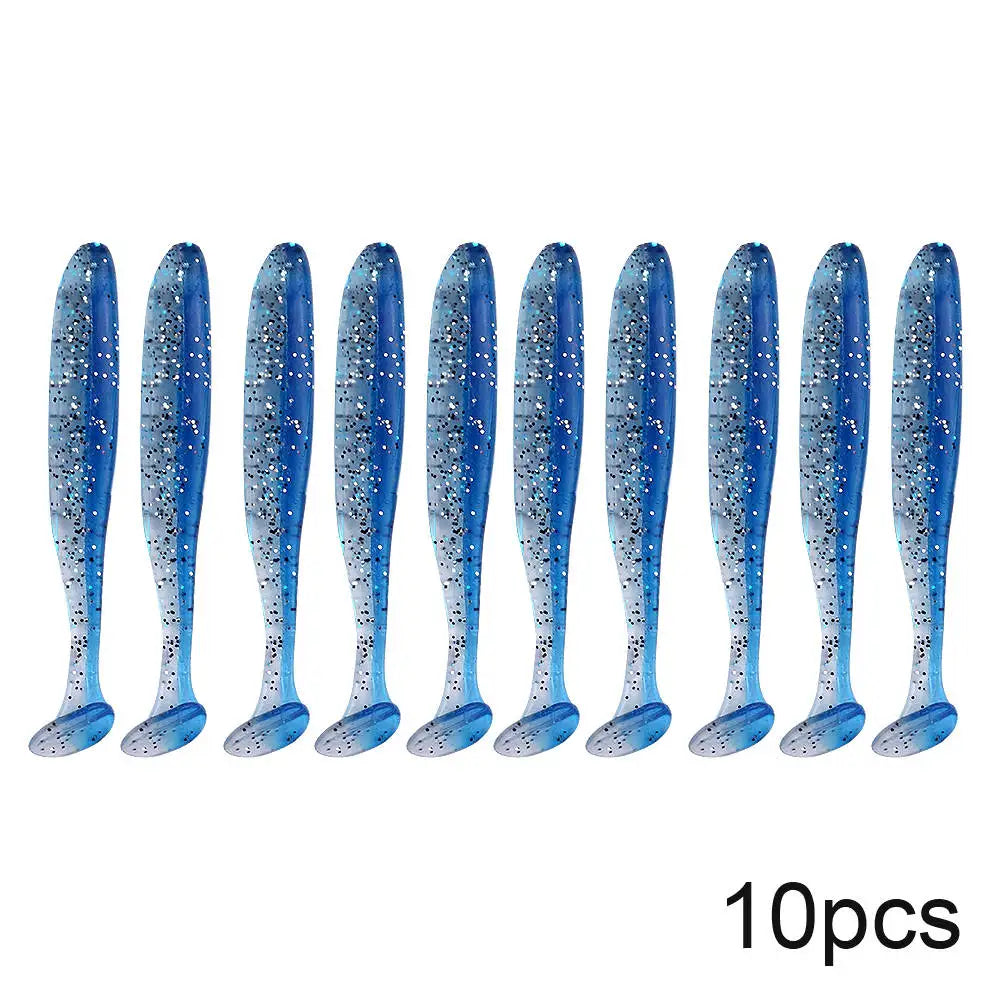 QXO Soft Worm Lures 10pcs Set