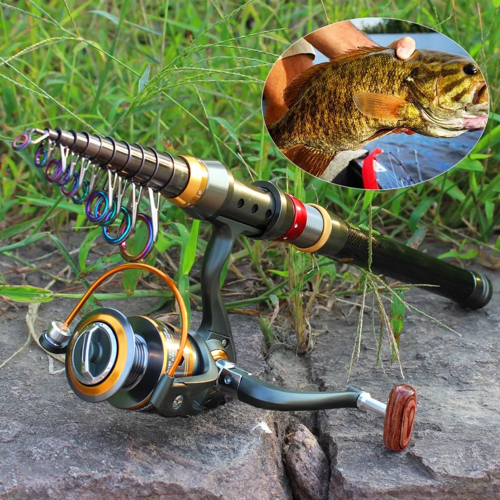 Sougayilang 1.8–3.6m Telescopic Fishing Rod
