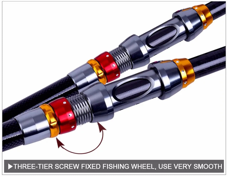 Sougayilang 1.8–3.6m Telescopic Fishing Rod