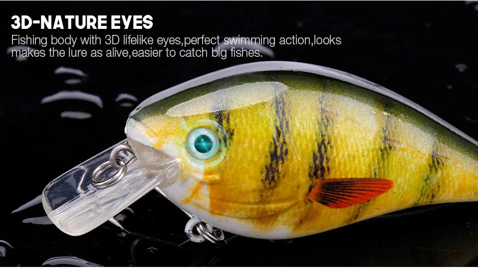 VTAVTA Crankbaits Fishing Lure 5cm/7cm Floating Wobblers