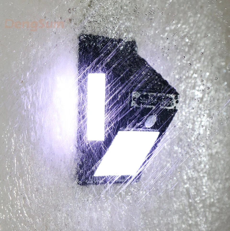 100 LED Solar Motion Sensor Wall Light
