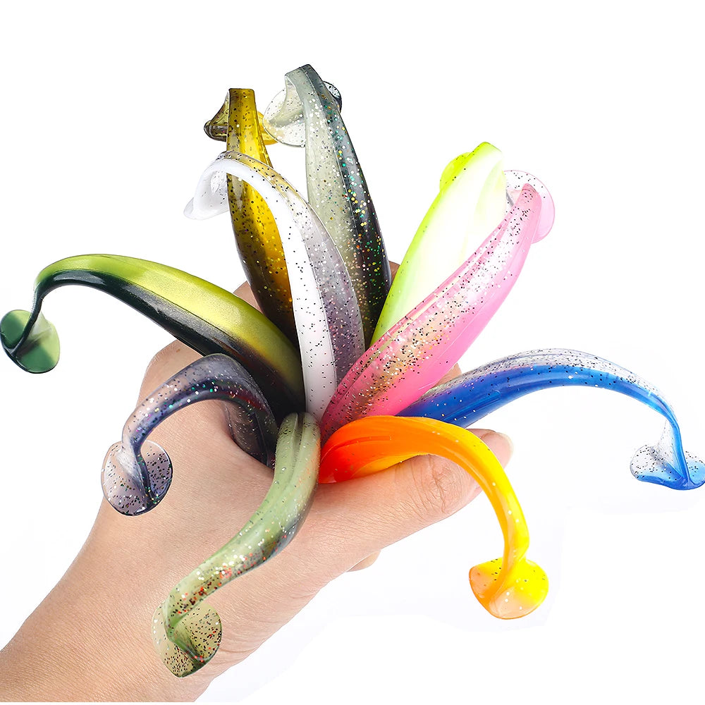 QXO Soft Worm Lures 10pcs Set