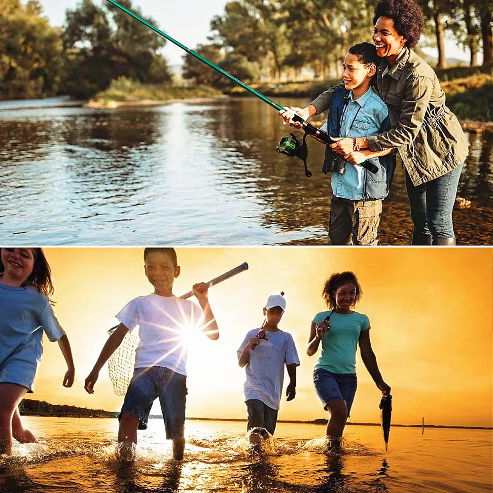 1.8m/2.1m Carbon Fiber Telescopic Fishing Rod