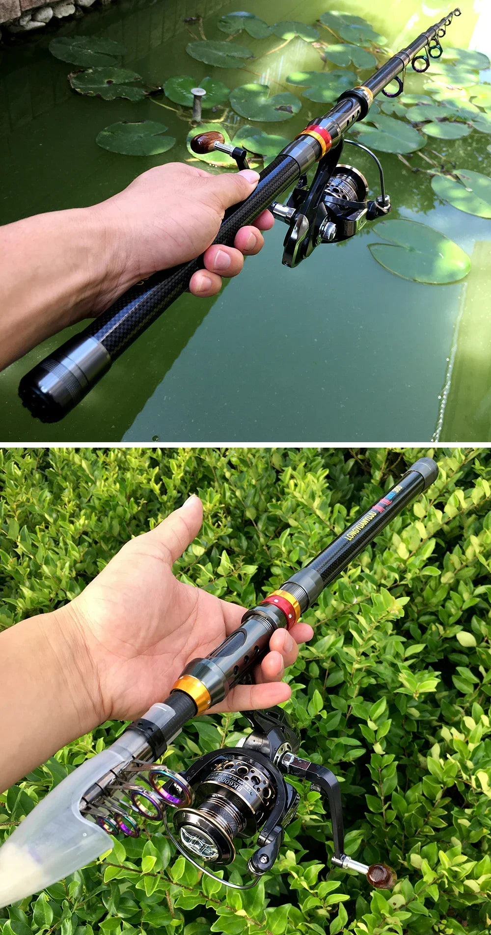 Spinning Fishing Rod & Reel Combo 1.8–3.6m