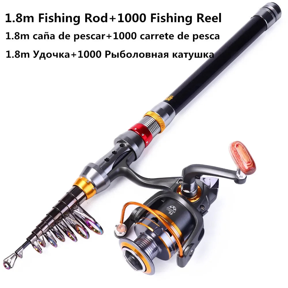 Sougayilang 1.8–3.6m Telescopic Fishing Rod