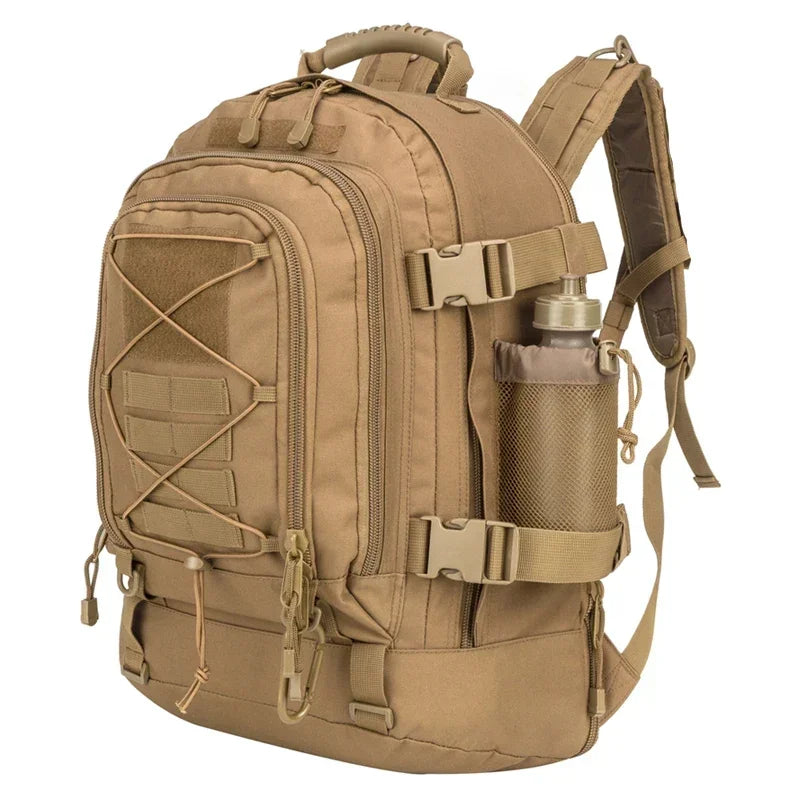 LQARMY Tactical Military Backpack for Camping, Hiking & Travel (60L)
