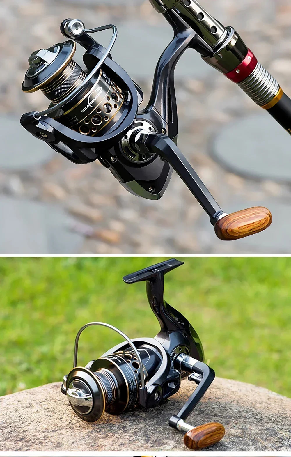 Spinning Fishing Rod & Reel Combo 1.8–3.6m
