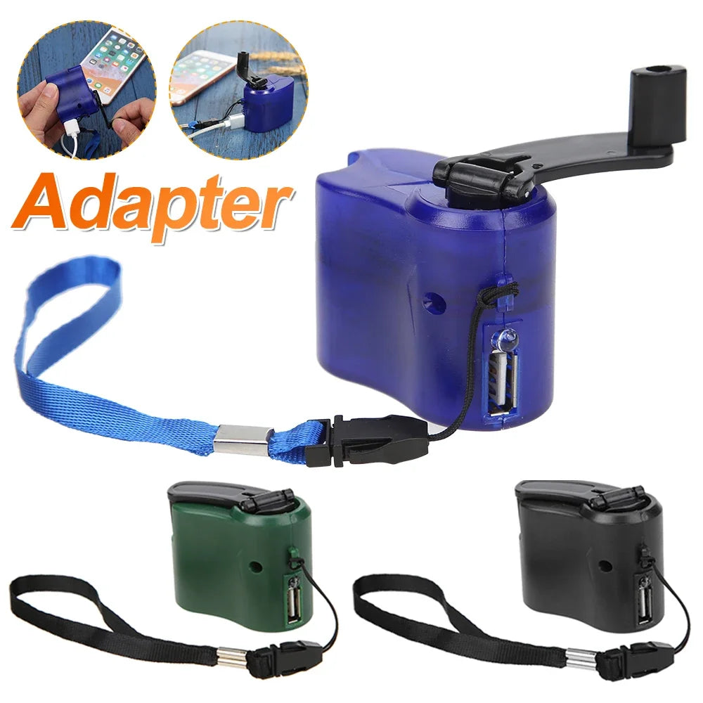 Portable Hand Crank Emergency USB Charger