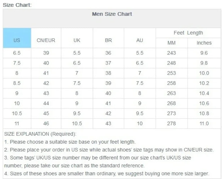 Men’s Breathable Summer Sneakers