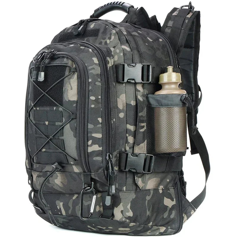 LQARMY Tactical Military Backpack for Camping, Hiking & Travel (60L)