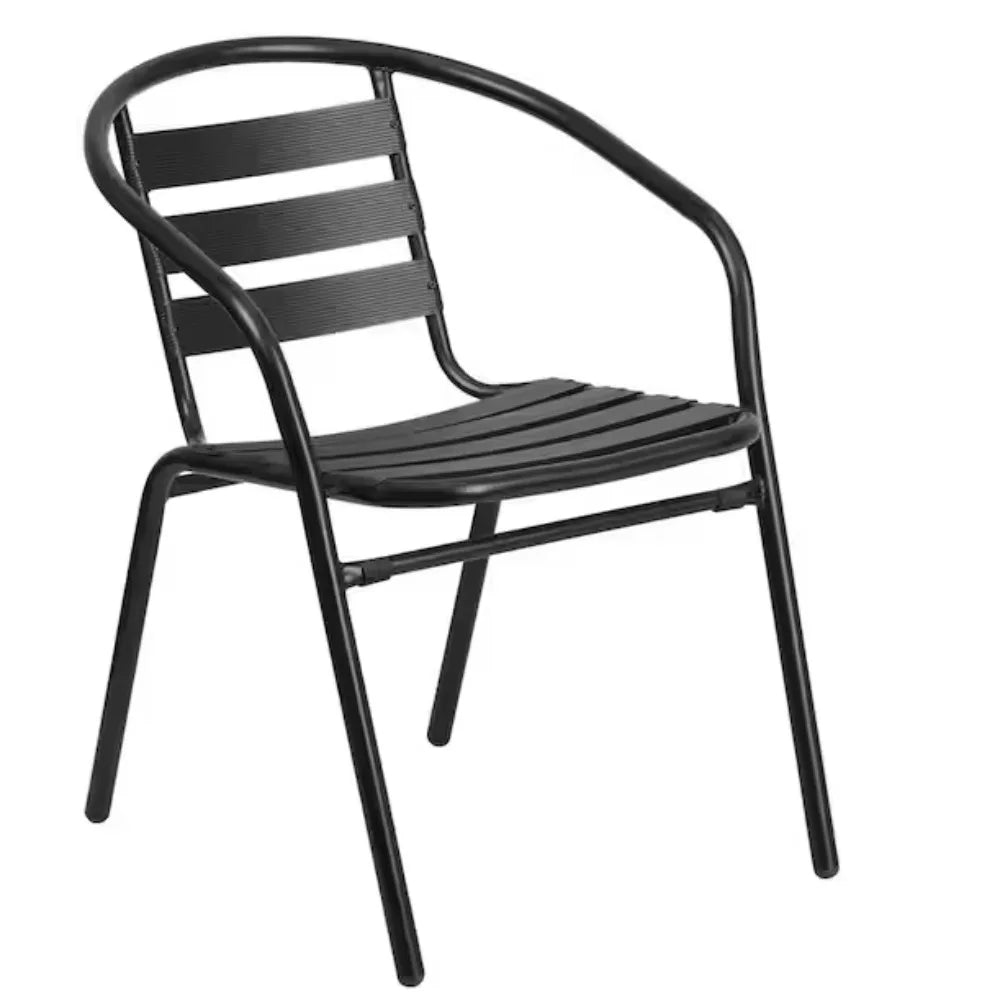 Aluminum Slat Back Outdoor Chairs