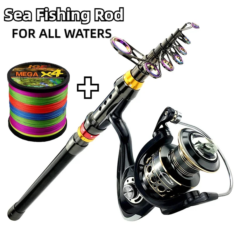 Spinning Fishing Rod & Reel Combo 1.8–3.6m