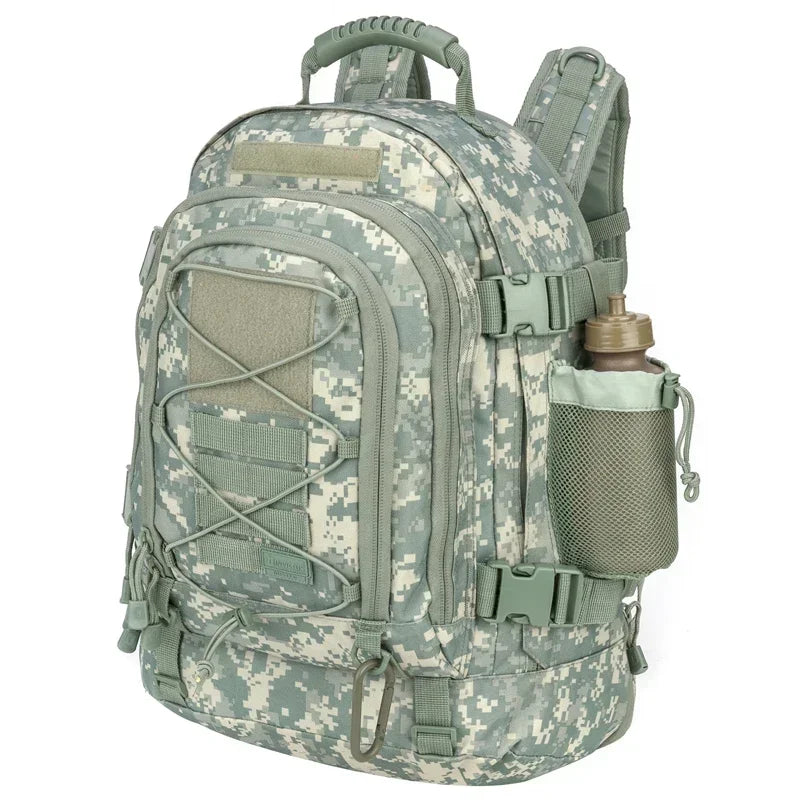 LQARMY Tactical Military Backpack for Camping, Hiking & Travel (60L)