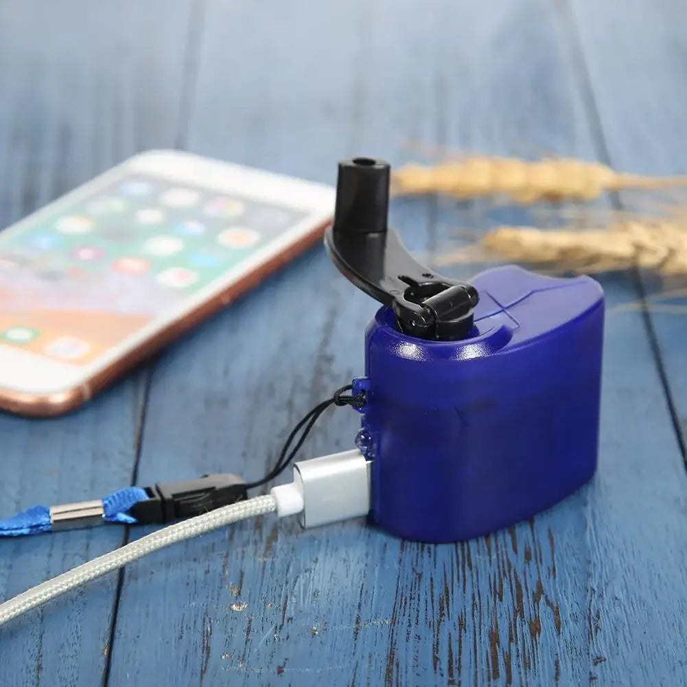 Portable Hand Crank Emergency USB Charger