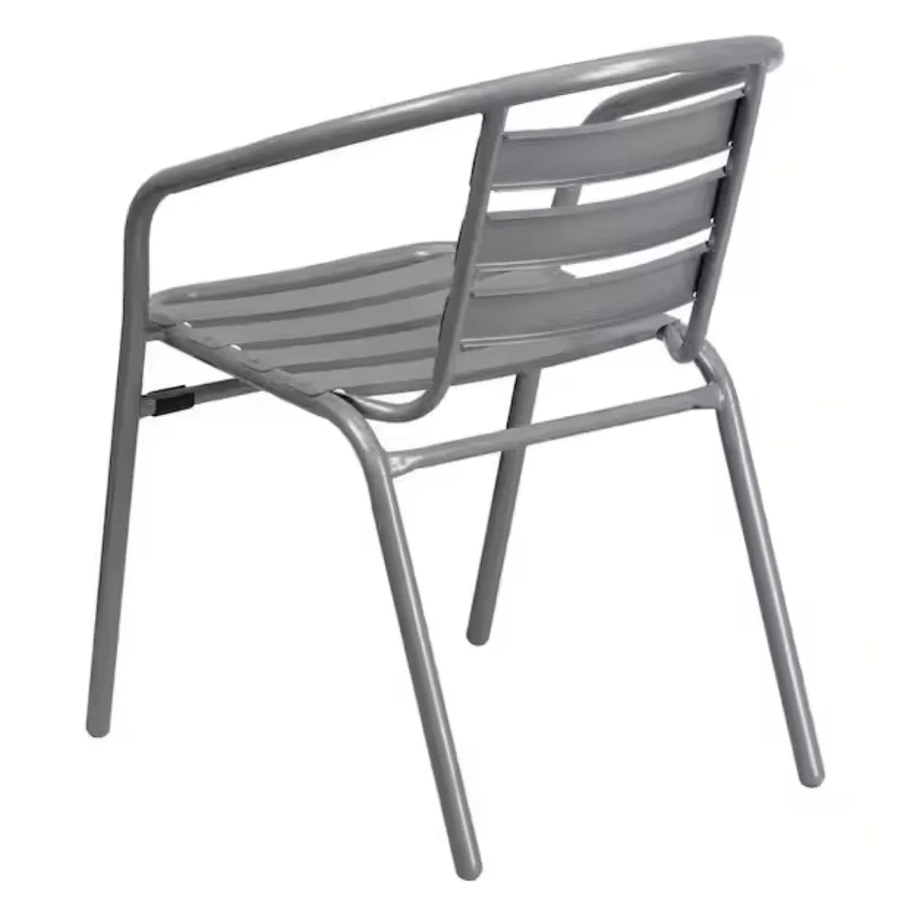 Aluminum Slat Back Outdoor Chairs