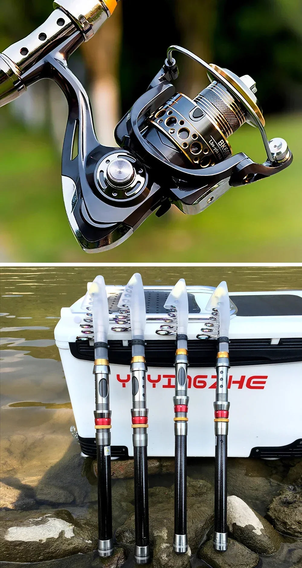 Spinning Fishing Rod & Reel Combo 1.8–3.6m