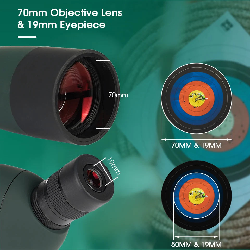 Svbony SV28 Plus Spotting Scope 50/60/70mm Zoom Telescope