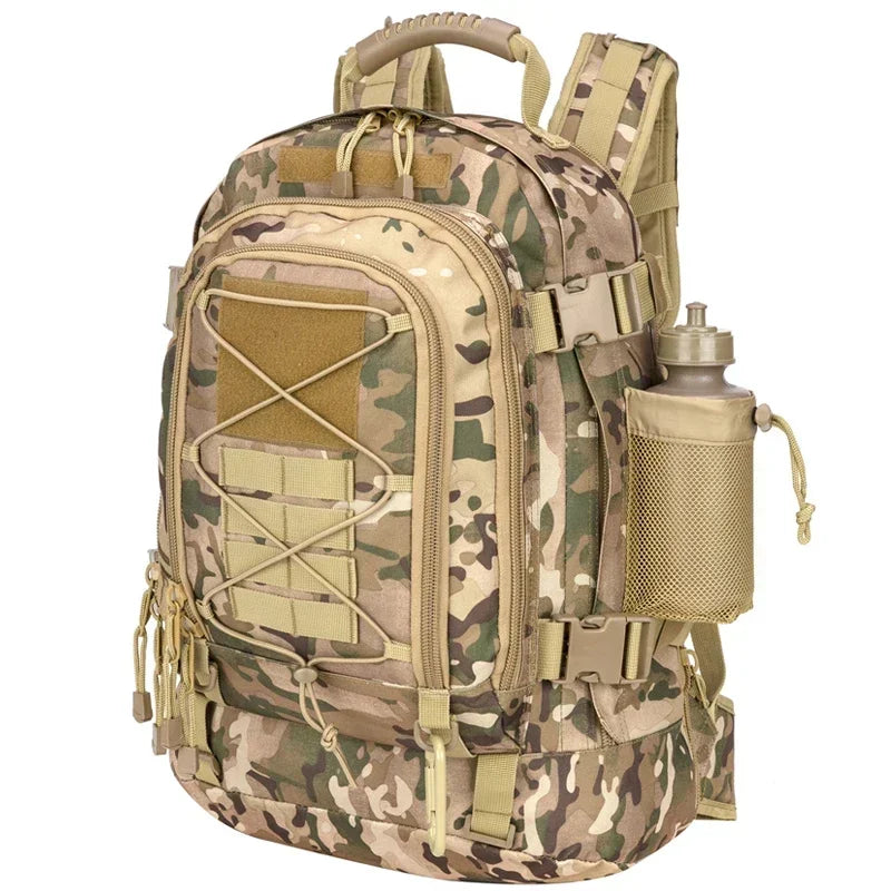 LQARMY Tactical Military Backpack for Camping, Hiking & Travel (60L)