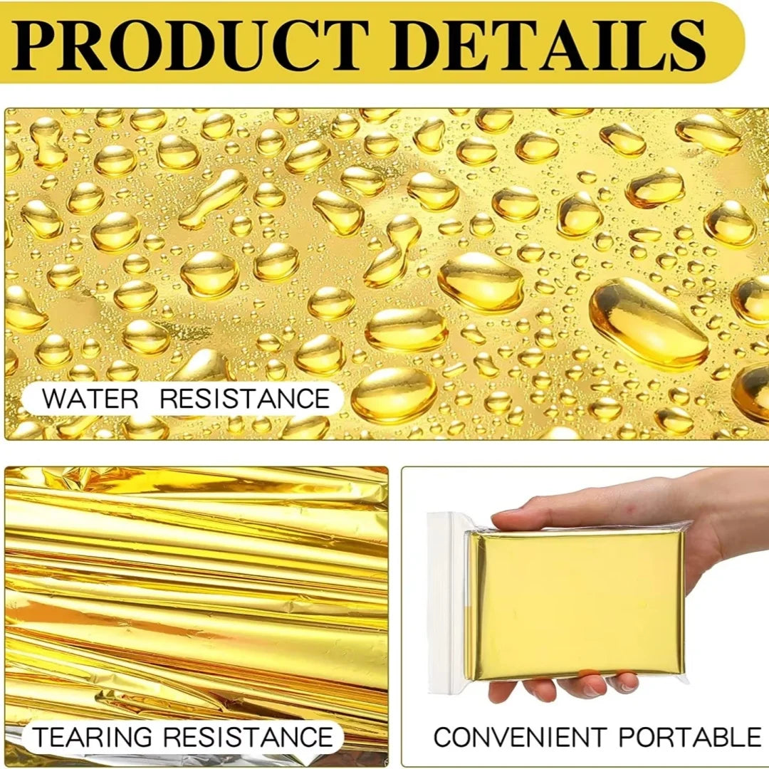 Outdoor Emergency Thermal Survival Blanket