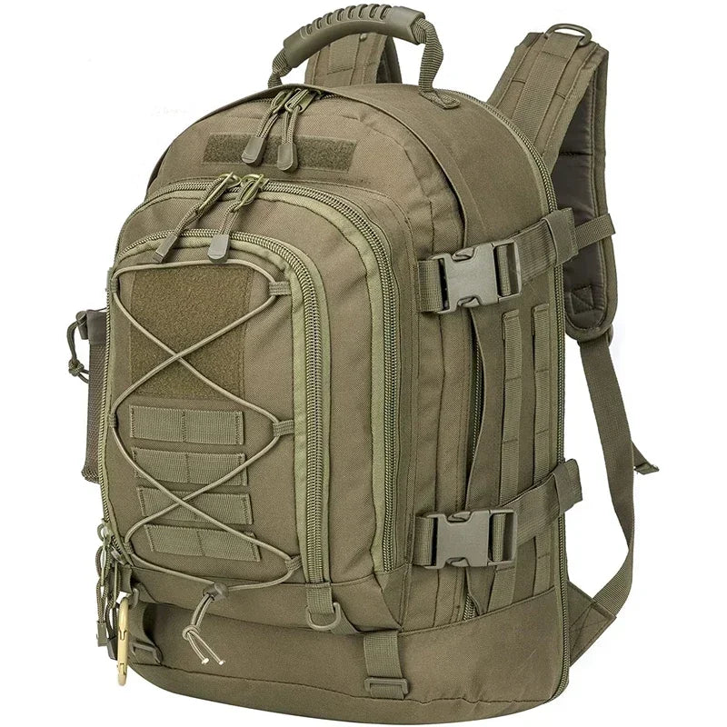 LQARMY Tactical Military Backpack for Camping, Hiking & Travel (60L)