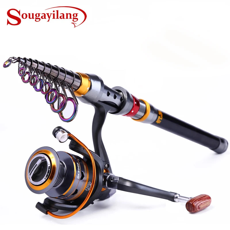 Sougayilang 1.8–3.6m Telescopic Fishing Rod