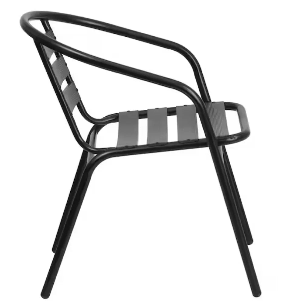 Aluminum Slat Back Outdoor Chairs