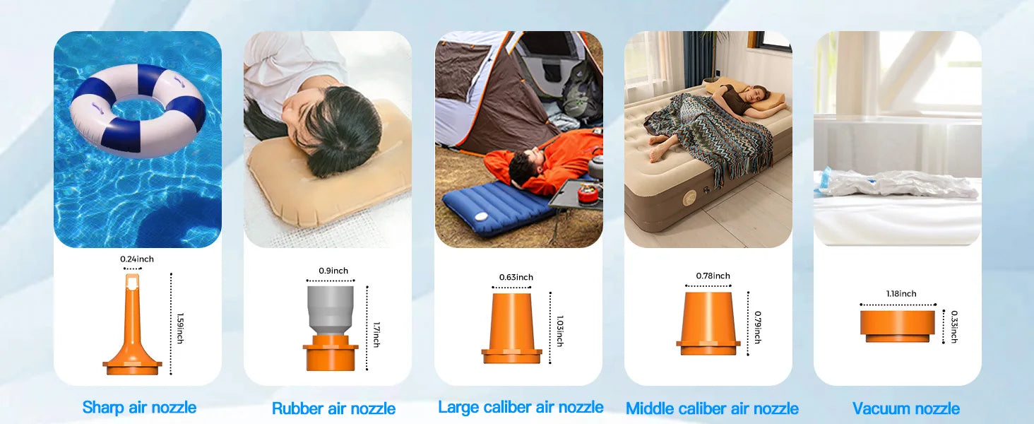 Aerogogo GIGA PUMP TINY 3-in-1 Mini Pump
