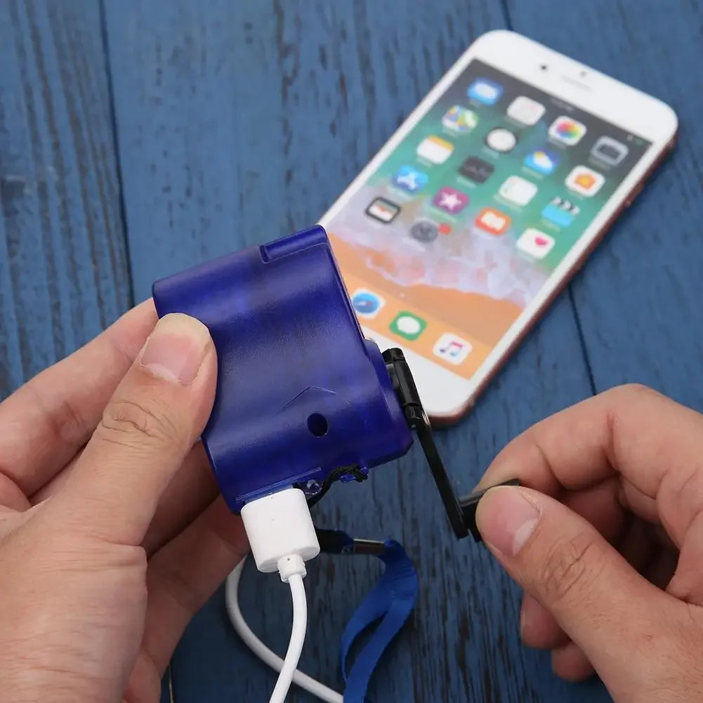 Portable Hand Crank Emergency USB Charger