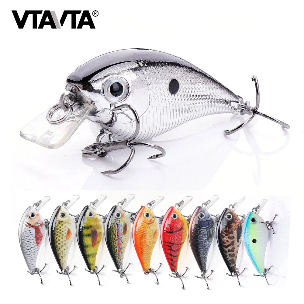VTAVTA Crankbaits Fishing Lure 5cm/7cm Floating Wobblers