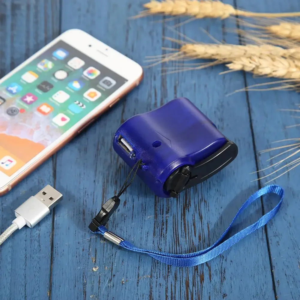 Portable Hand Crank Emergency USB Charger