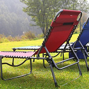 KingCamp Rollaway Folding Lounger with Pillow
