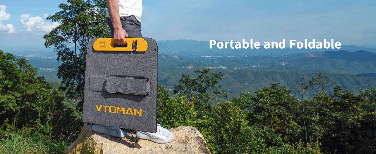 VTOMAN VS220 220W Foldable Portable Solar Panel